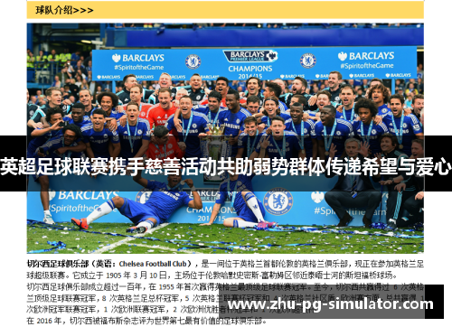英超足球联赛携手慈善活动共助弱势群体传递希望与爱心 英超足球联赛携手慈善活动共助弱势群体传递希望与爱心
